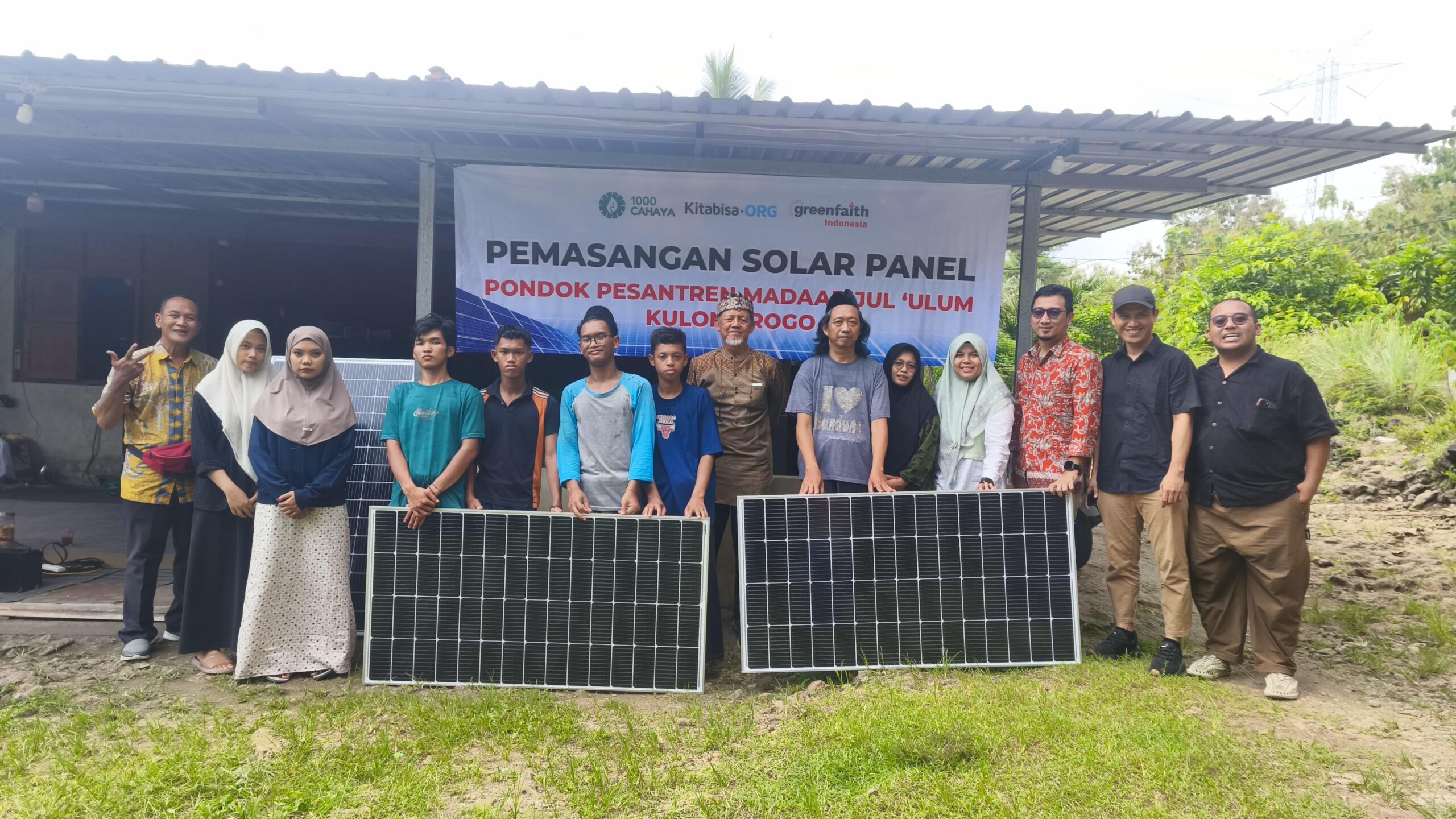Tak Lagi Gelap, Pesantren di Pelosok Kulon Progo Kini Diterangi Energi Panel Surya